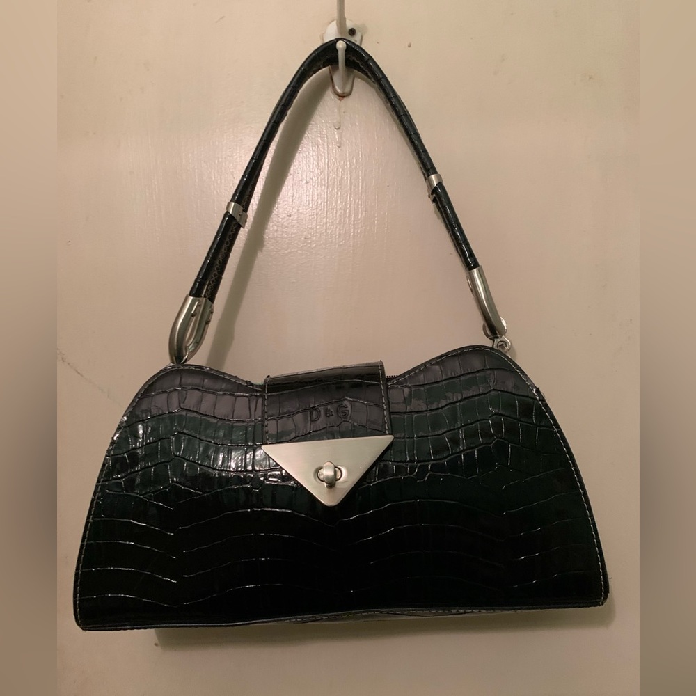 Dolce & Gabbana Women's  Croc-Embossed Hobo Bag